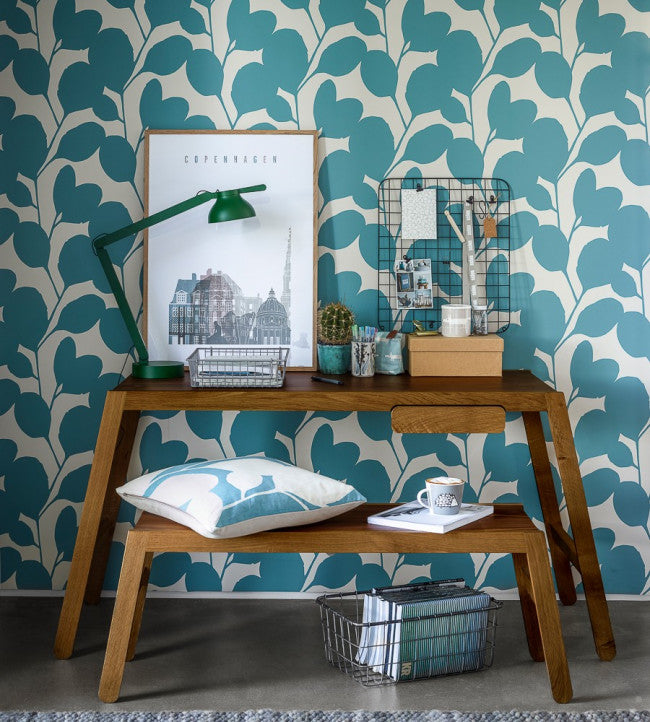 Ocotillo Room Wallpaper - Blue