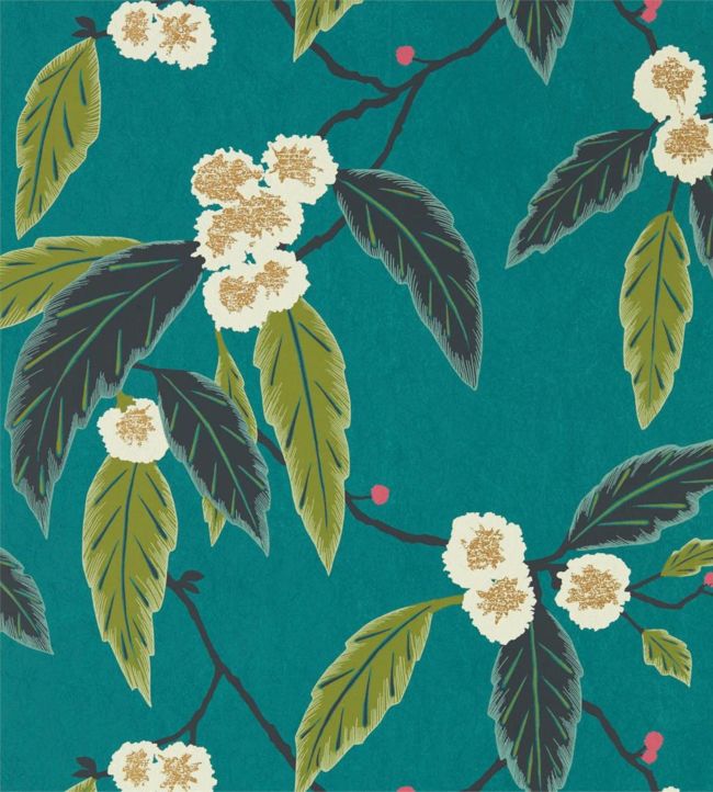 Coppice Wallpaper - Teal 