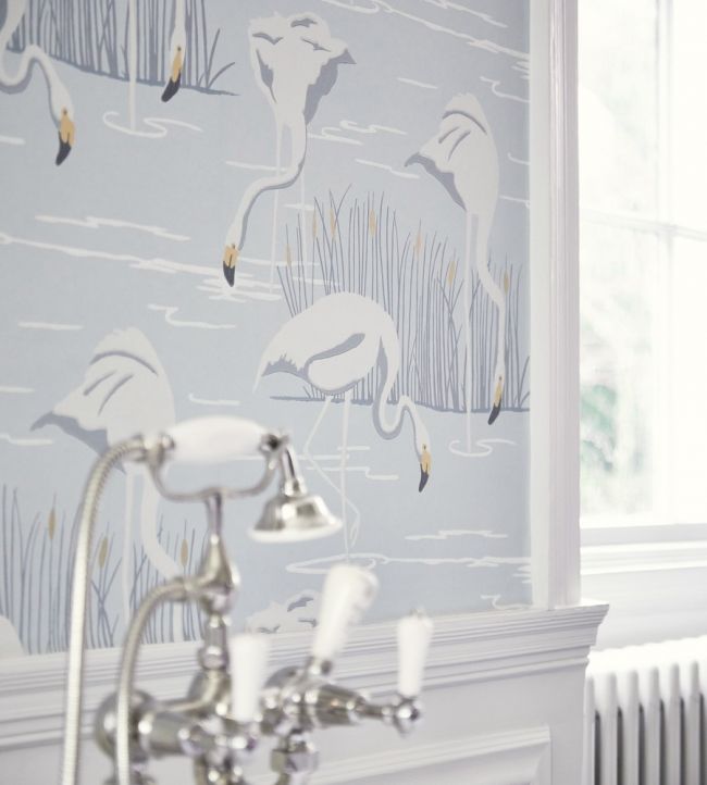 Salinas Room Wallpaper - Blue