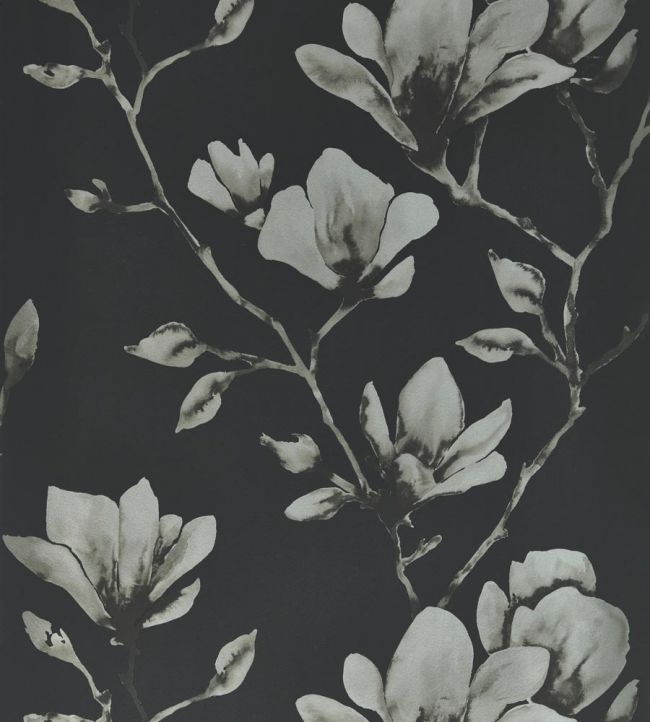 Lotus Wallpaper - Black