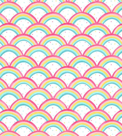 Rainbow Brights Wallpaper - Red