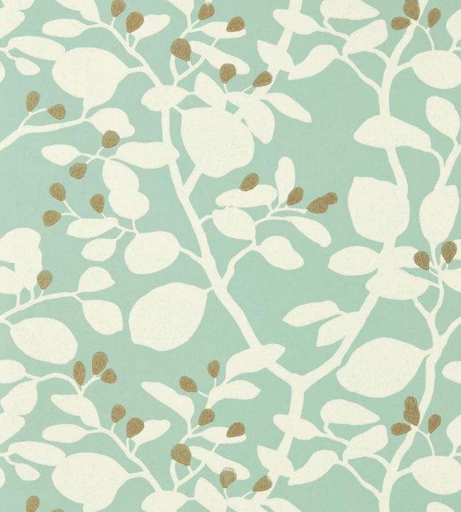 Ardisia Wallpaper - Teal