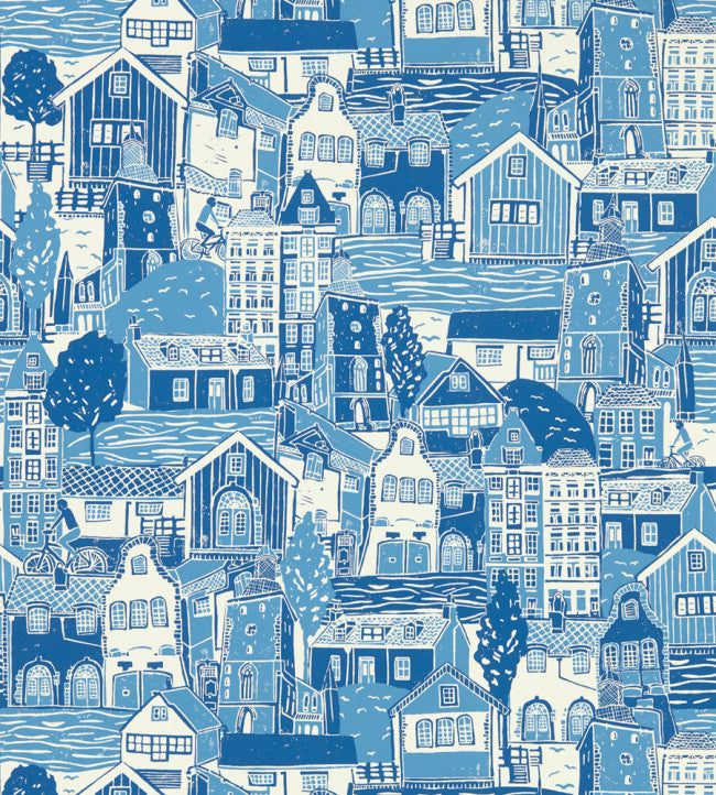 Stockholm Wallpaper - Blue 