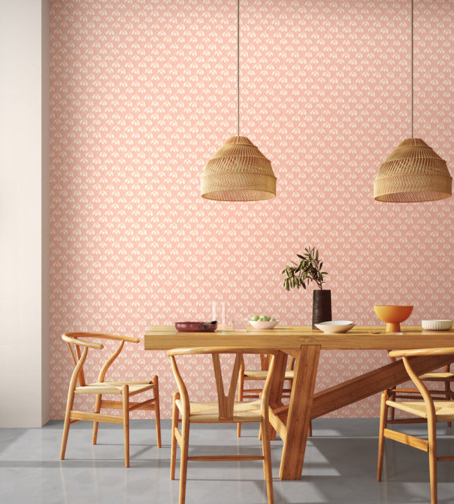 Snowdrop Room Wallpaper - Pink