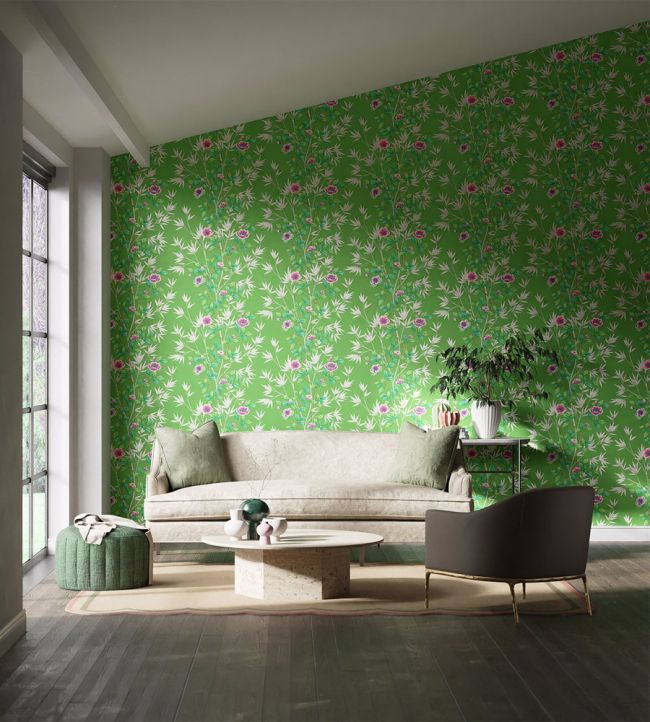 Lady Alford Room Wallpaper - Green