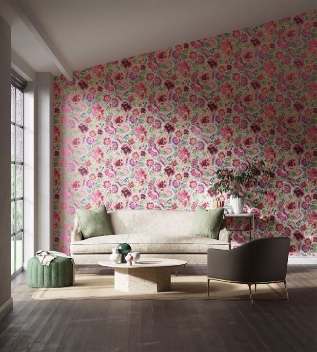 Marsha Room Wallpaper - Pink