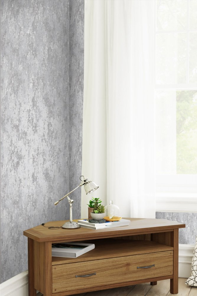 Whinfell Room Wallpaper 2 - Silver