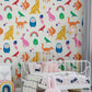 Country Critters Heroes Nursey Room Wallpaper - Multicolor