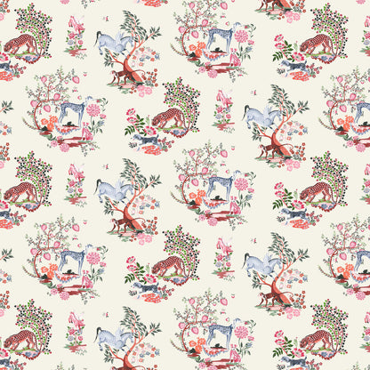 Painted Kingdom Wallpaper - Pink