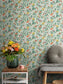 Summer Birds Room Wallpaper - Green