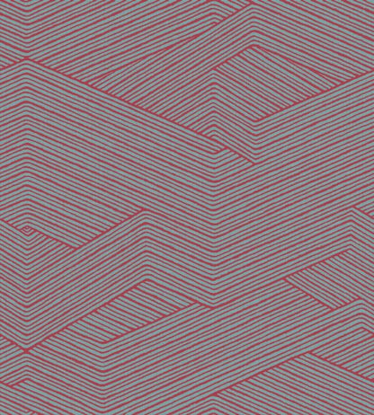 Cord Wallpaper - Red 