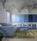 Basel Room Fabric - Blue