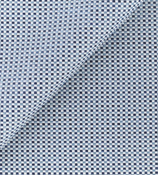 Chinese Checkers Fabric - Blue 