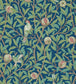 Bird & Pomegranate Wallpaper - Blue