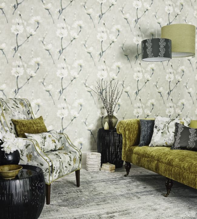  Eleni Room Wallpaper 2 - Gray