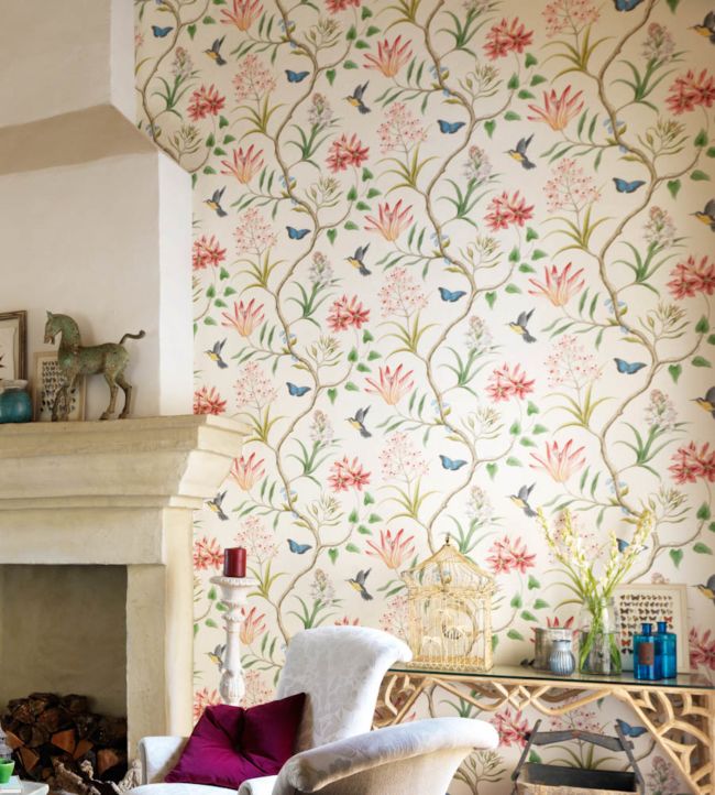 Clementine Room Wallpaper - Pink