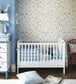 Alphabet Zoo Nursey Room Wallpaper - White