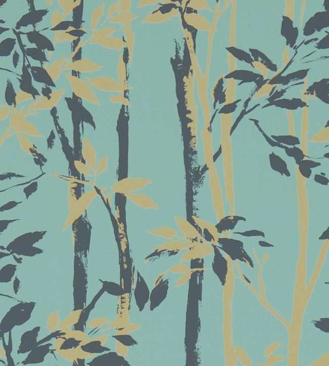 Beechgrove Wallpaper - Teal