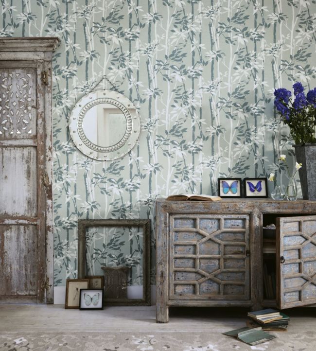 Beechgrove Room Wallpaper 2 - Blue