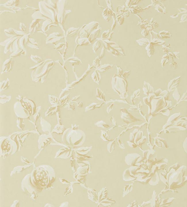 Magnolia & Pomegranate Wallpaper - Yellow