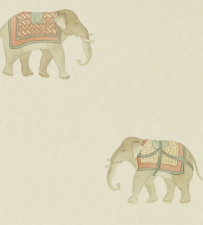 India Wallpaper - Cream