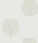 Bay Tree Wallpaper - Green