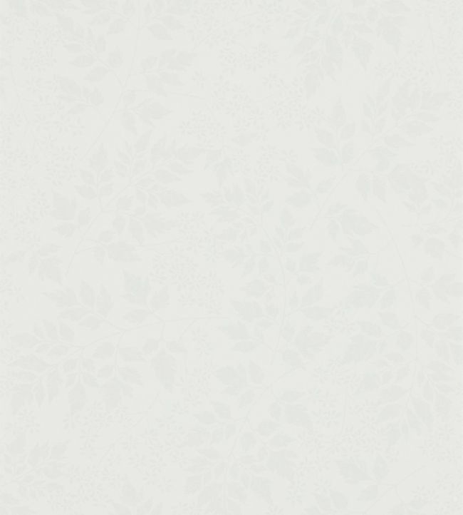 Spring Leaves Wallpaper - White