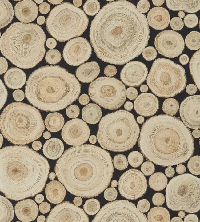 Alnwick Logs Wallpaper - Sand