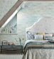 Bamburgh Sky Room Wallpaper - Blue