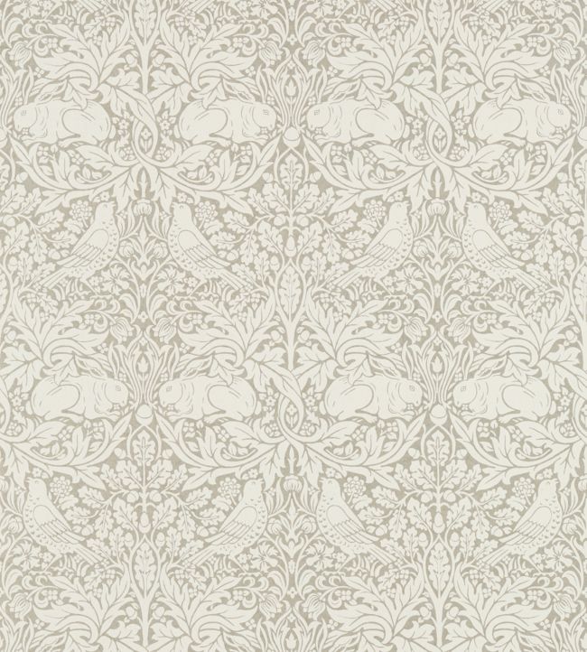 Pure Brer Rabbit Wallpaper - Silver 