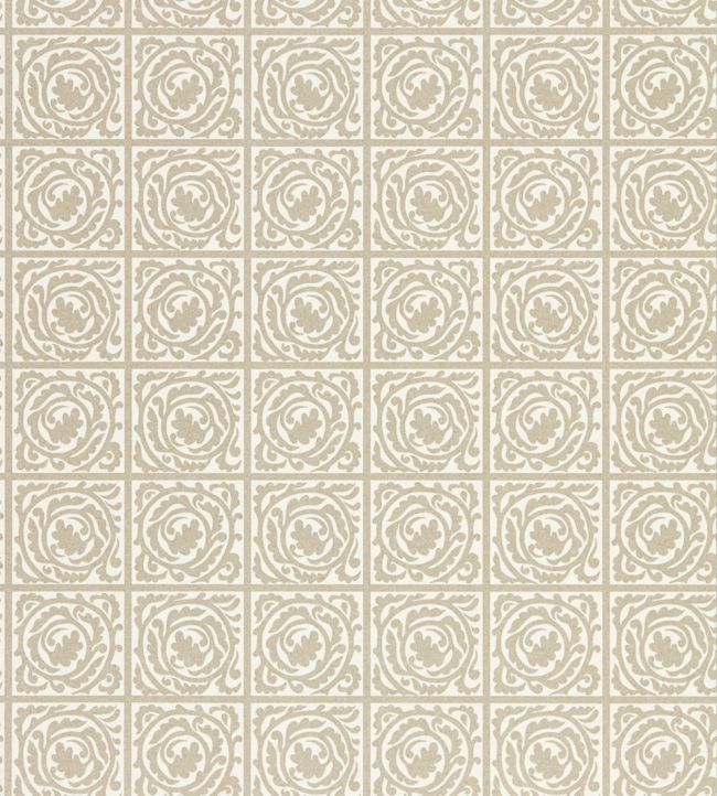 Pure Scroll Wallpaper - Cream