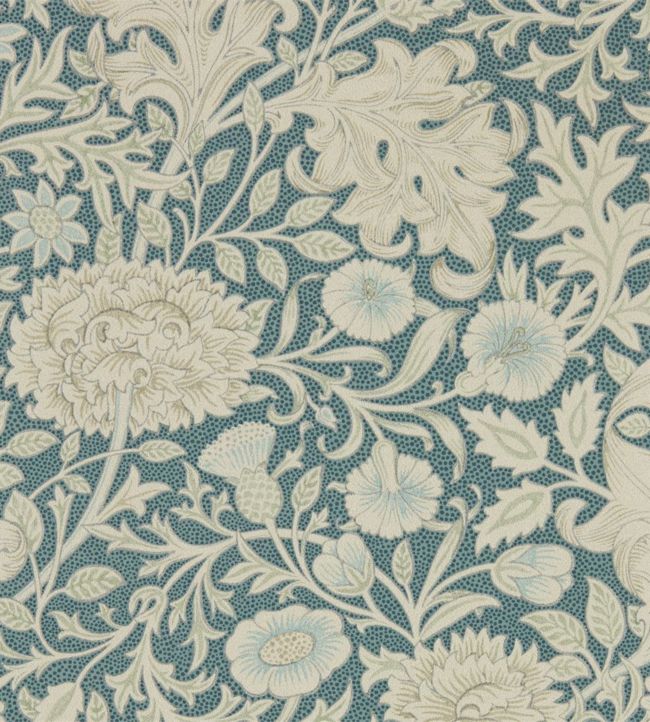 Double Bough Wallpaper - Blue 