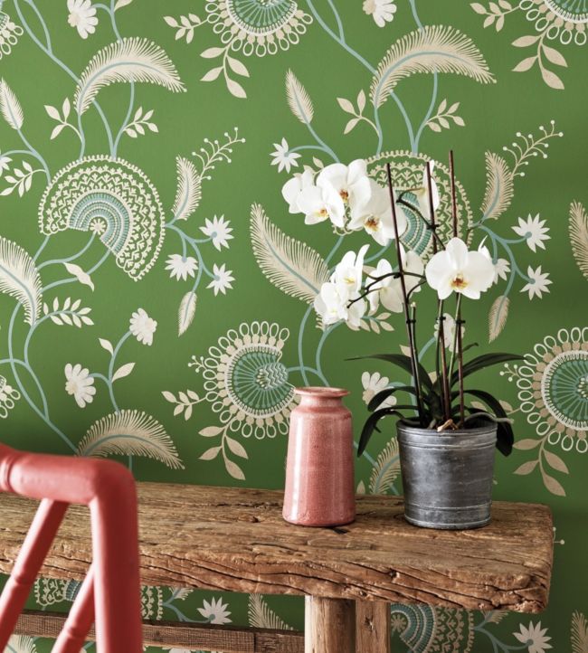 Hakimi Room Wallpaper 2 - Green
