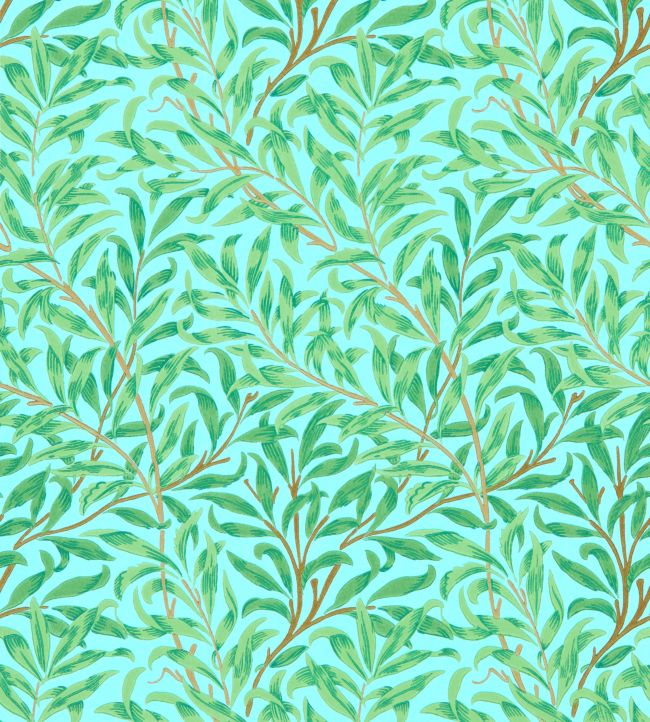 Willow Boughs Wallpaper - Green