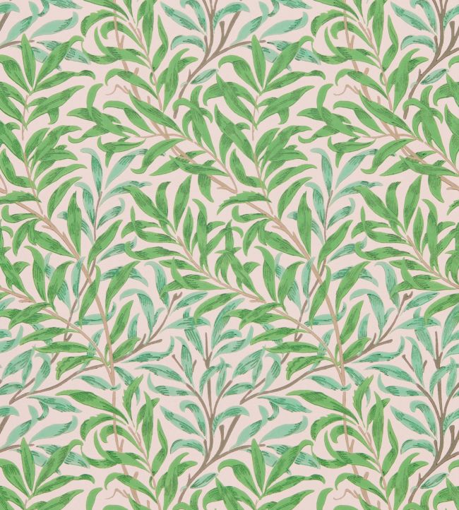 Willow Boughs Wallpaper - Green