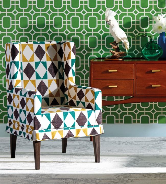 Harlequin Room Fabric - Multicolor