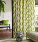 Decoupage Room Fabric - Green