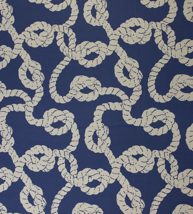 In A Twist Fabric - Blue