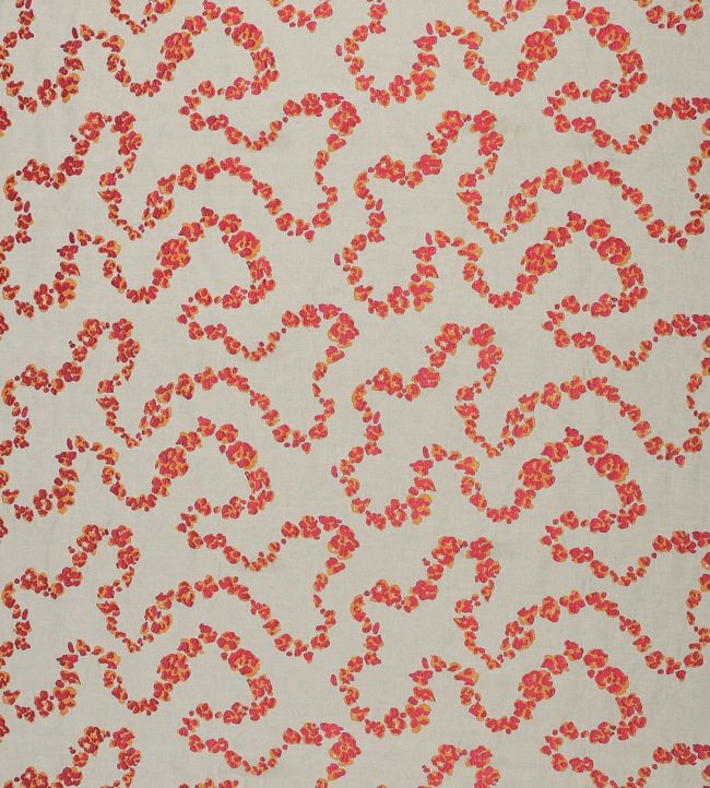 Leopard Trail Fabric - Pink 