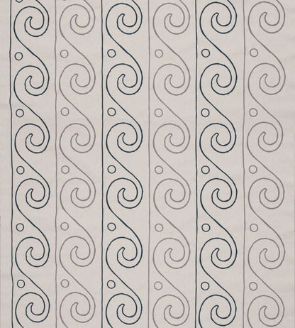 Scroll Work Fabric - Purple 