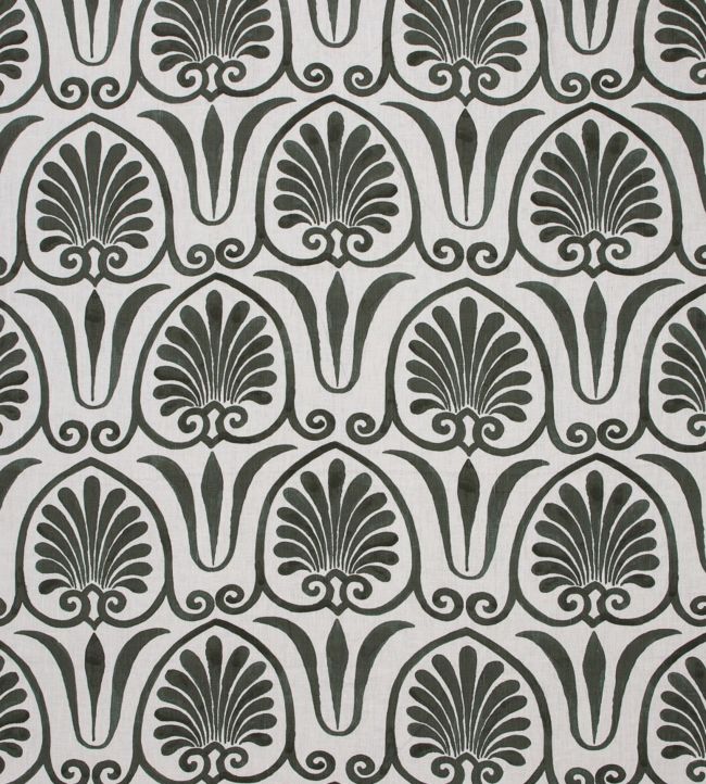 Acanthus Fabric - Black