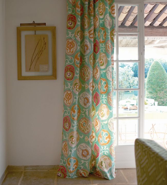 Myra Room Fabric - Green