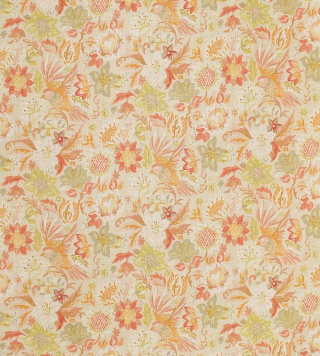 Song Bird Fabric - Pink 