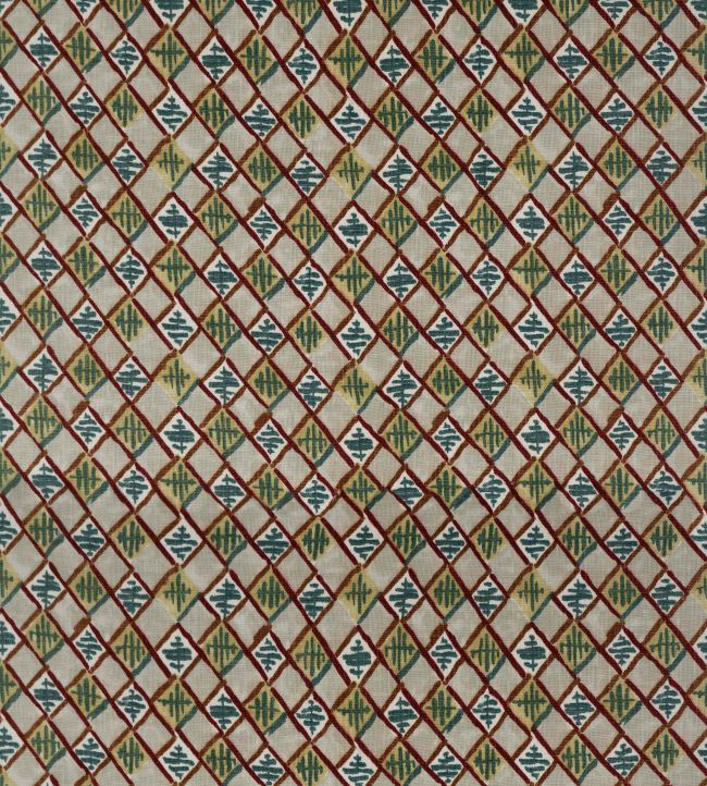 Puzzleboard Fabric - Brown