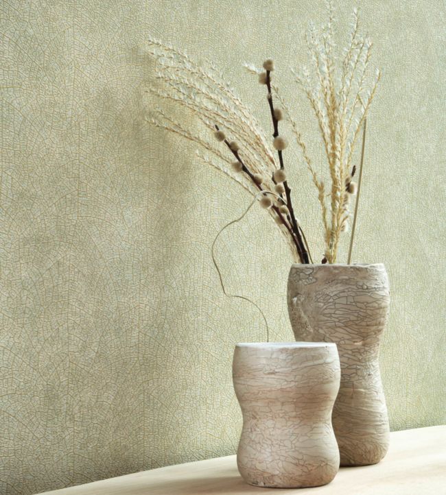 Hazelnut Rib Room Wallpaper 2 - Gray