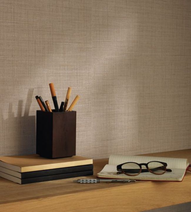 Tweed Room Wallpaper - Sand