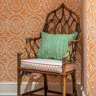 PINEAPPLE Tangerine Room Wallpaper