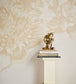 Etched Floral Room Wallpaper - Sand