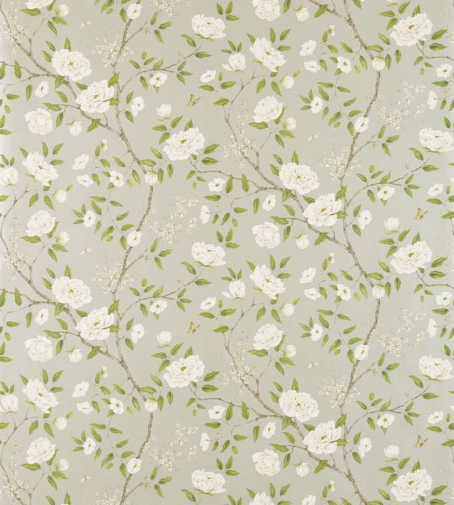 Romeys Garden Wallpaper - Green - Zoffany