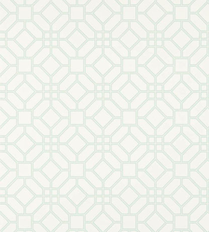 Veranda Trellis Wallpaper - White - Zoffany